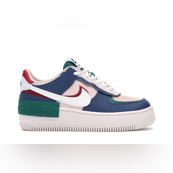 Nike Air Force Shoes - Nike Women's Multicolor Low-Top Leather Sneakers
